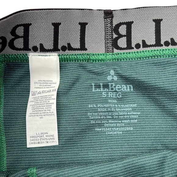 L.L. Bean Men’s Midweight thermal base layer pants green size small - Picture 4 of 5